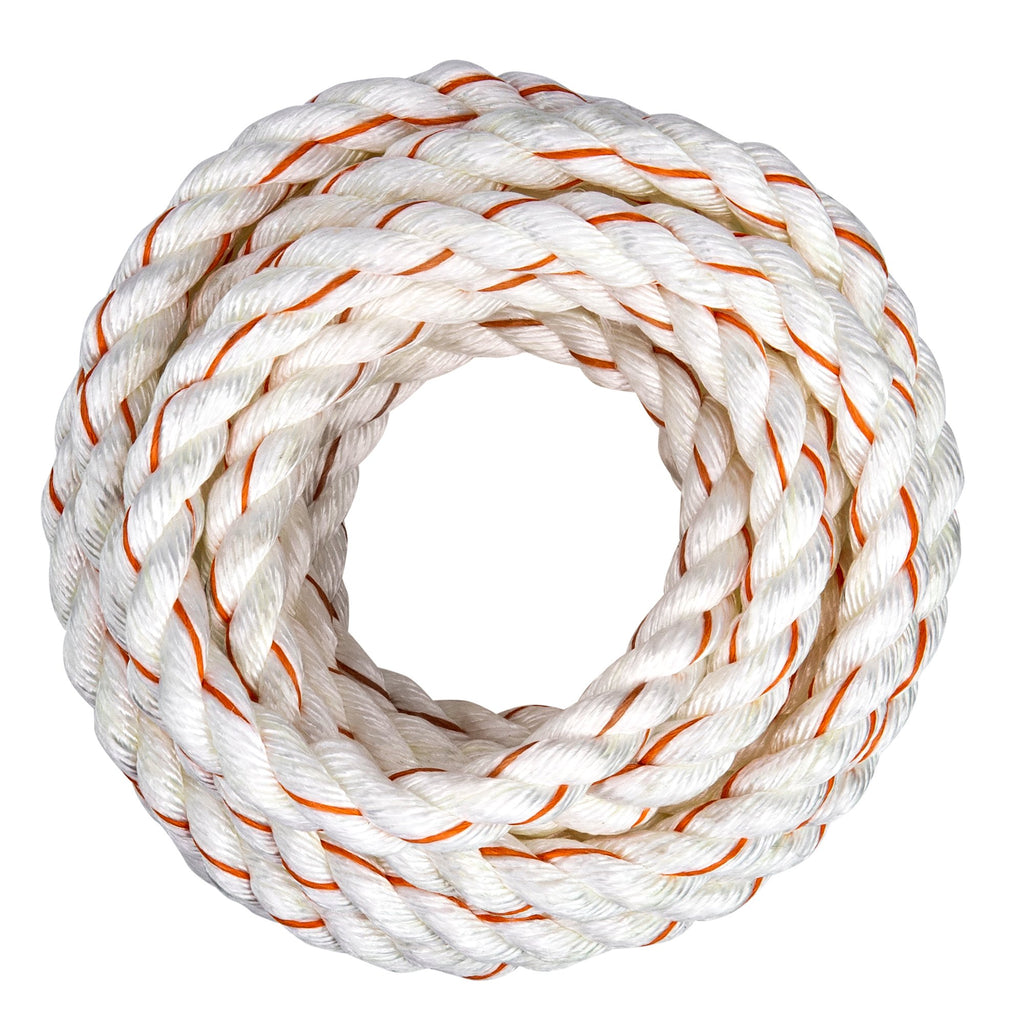 3-Strand Twisted Poly-Dacron Combination Rope